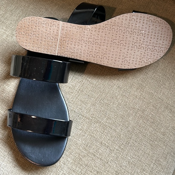 Lauren Conrad black sandals size 10 NEW - Picture 3 of 4